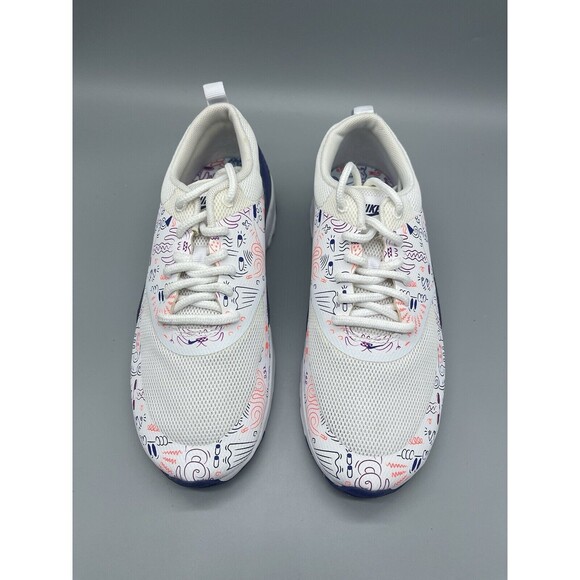Nike Air Max Thea All Over Print White Purple Size 6W Preloved NB 599408-104 - Picture 3 of 8